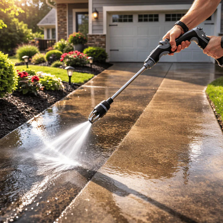 Turbowasher - Powerful high-pressure cleaner for any garden hose