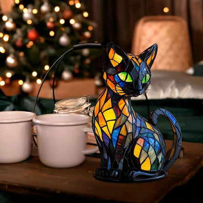 Luminous cat – handmade lamp that makes hearts shine
