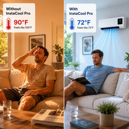InstaCool Pro - Portable Air Conditioner & Heater – No Installation Required | 2-in-1 | Covers Up to 550 sq ft