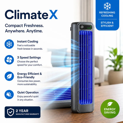 ClimateX - Mobile Climate Cooler – No installation required | Cools instantly with one press