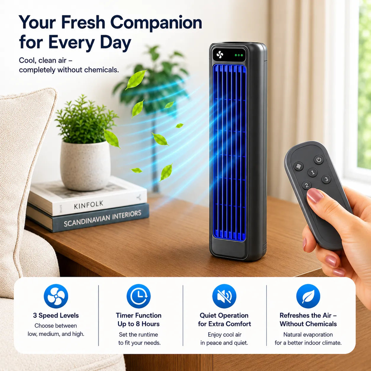 ClimateX - Mobile Climate Cooler – No installation required | Cools instantly with one press