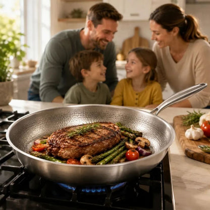 TitanPure Pro — Pure Titanium Skillet PFAS-Free & Coating-Free | 12"
