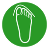 Spacious Toe Area