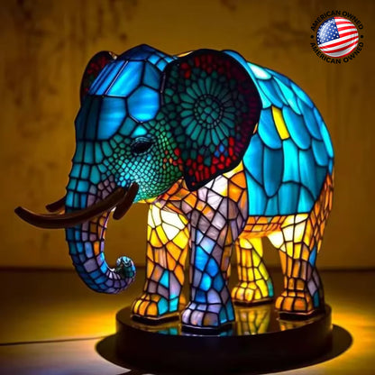 Light Elephant - a handmade lamp that makes hearts shine