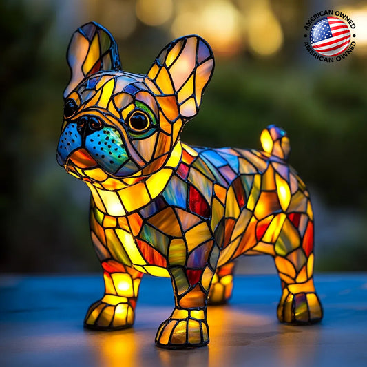 Luminous dog - handmade lamp that makes hearts shine