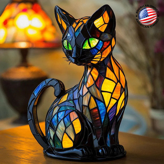 Luminous cat – handmade lamp that makes hearts shine