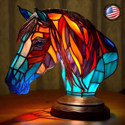 Light Horse - handmade lamp that makes hearts shine