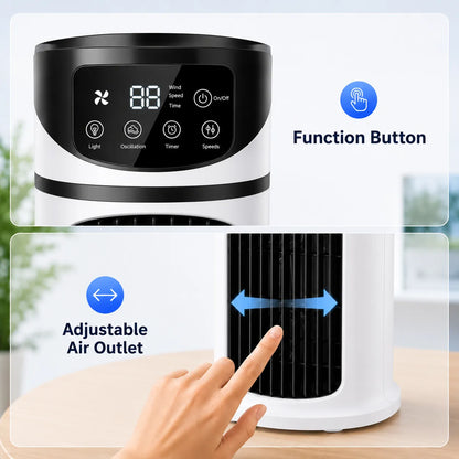 NanoChill Pro - Mobile Climate Cooler – No installation required | Cools at the touch of a button