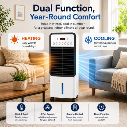 InstaCool Max - Mobile all-round air conditioner – Cools in summer, heats in winter | No installation required