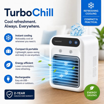 TurboChill - portable mini air conditioner - the original
