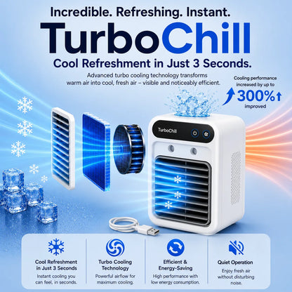 TurboChill - portable mini air conditioner - the original